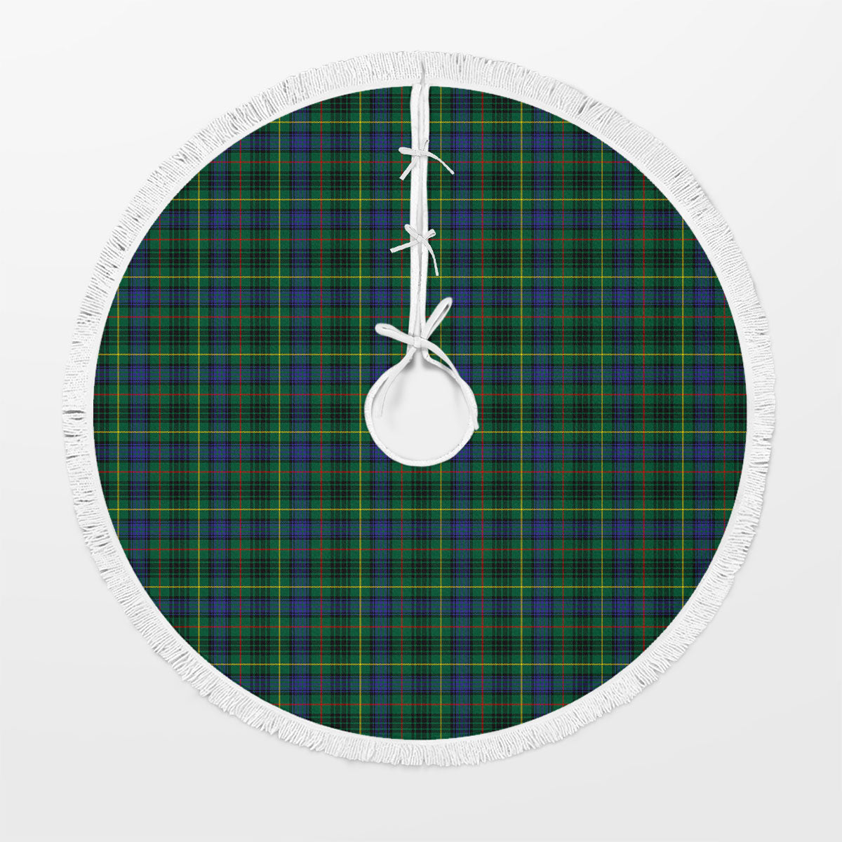 Clan Stewart Hunting Modern Tartan Christmas Tree Skirt FK28 Stewart Hunting Modern Tartan Tartan Christmas   