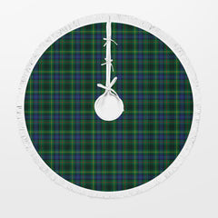 Clan Stewart Hunting Modern Tartan Christmas Tree Skirt FK28 Stewart Hunting Modern Tartan Tartan Christmas   