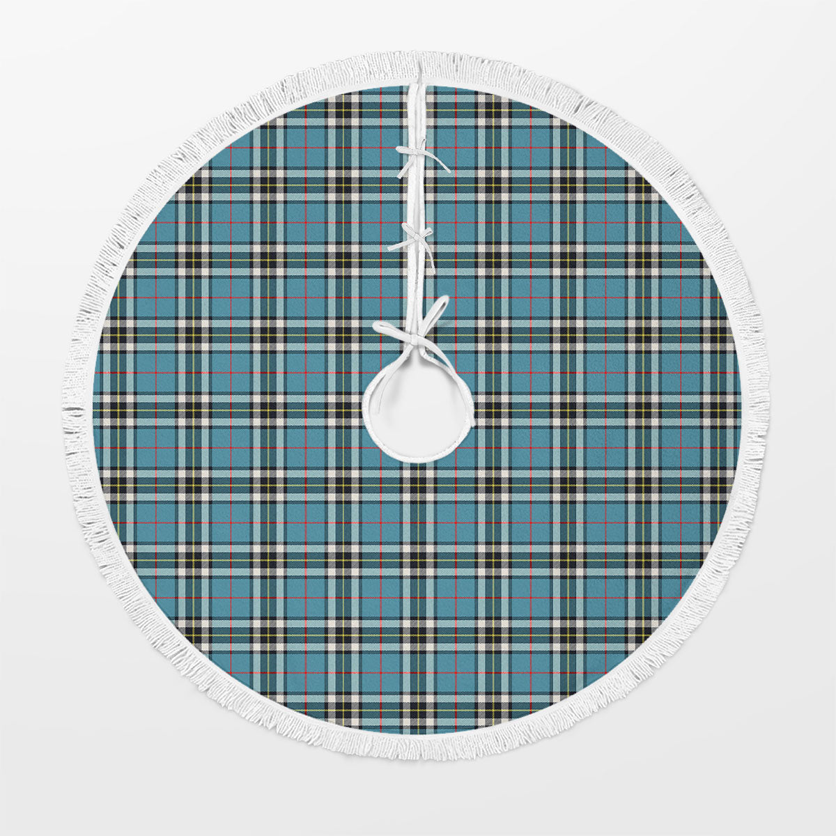 Clan Thomson Blue Tartan Christmas Tree Skirt JB70 Thomson Blue Tartan Tartan Christmas   