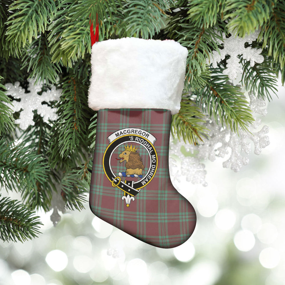 Clan MacGregor Hunting Ancient Tartan Crest Christmas Stocking ND13 MacGregor Hunting Ancient Tartan Tartan Stocking   