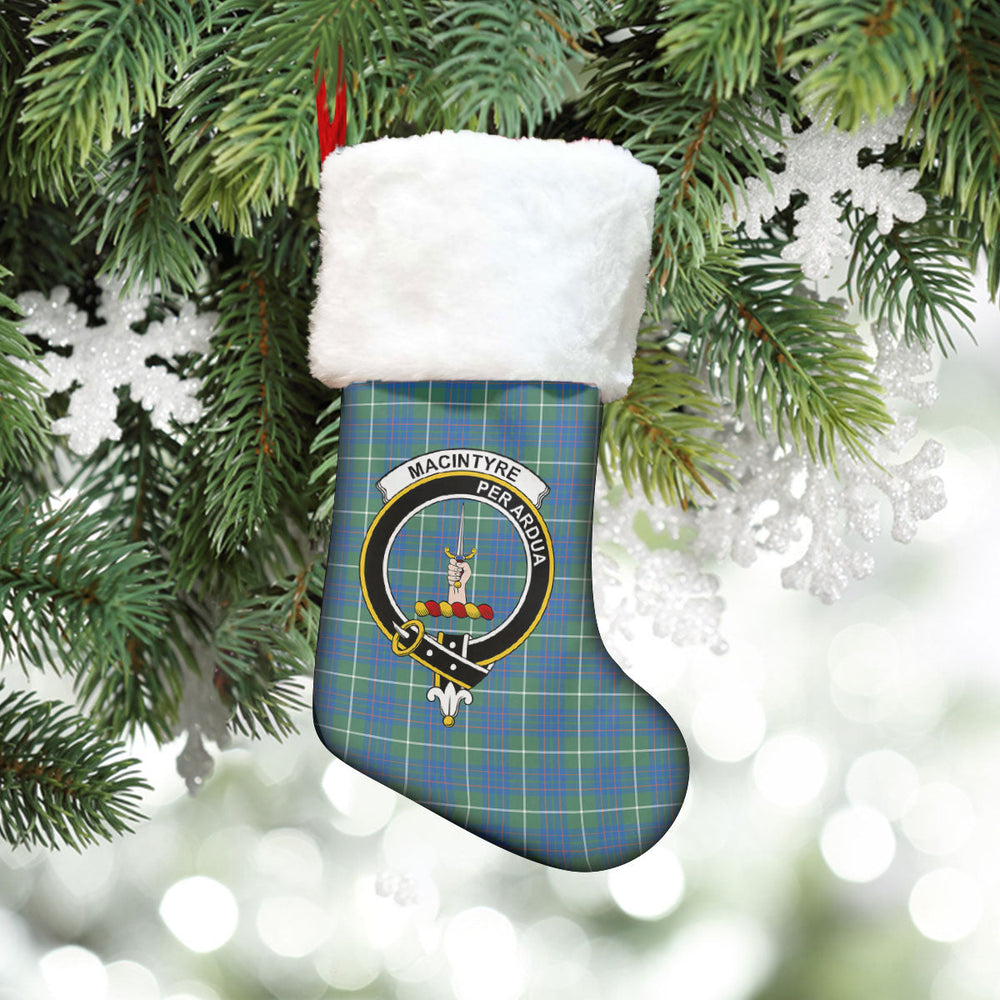 Clan MacIntyre Hunting Ancient Tartan Crest Christmas Stocking QC77 MacIntyre Hunting Ancient Tartan Tartan Stocking   