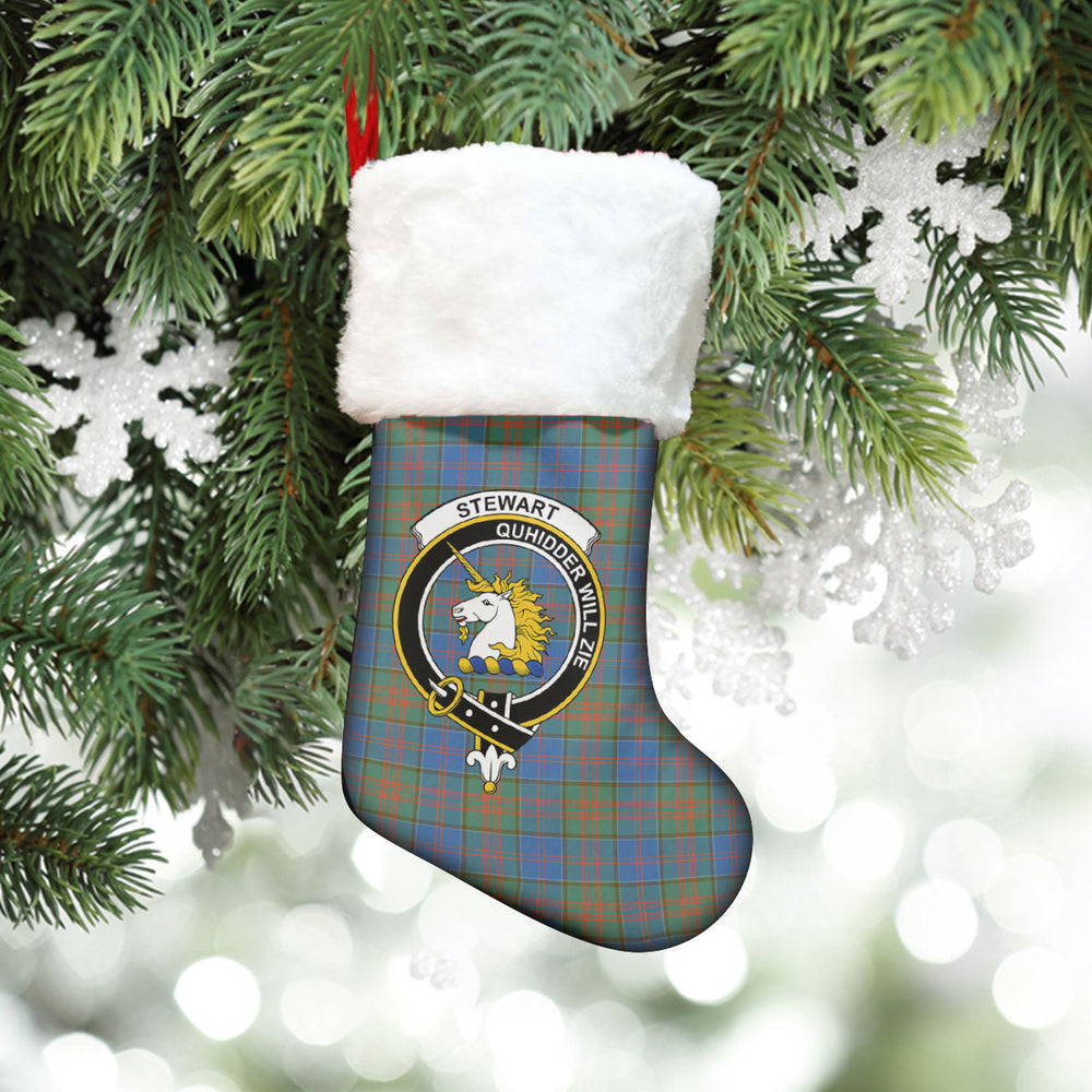 Clan Stewart of Appin Hunting Ancient Tartan Crest Christmas Stocking WX66 Stewart of Appin Hunting Ancient Tartan Tartan Stocking   