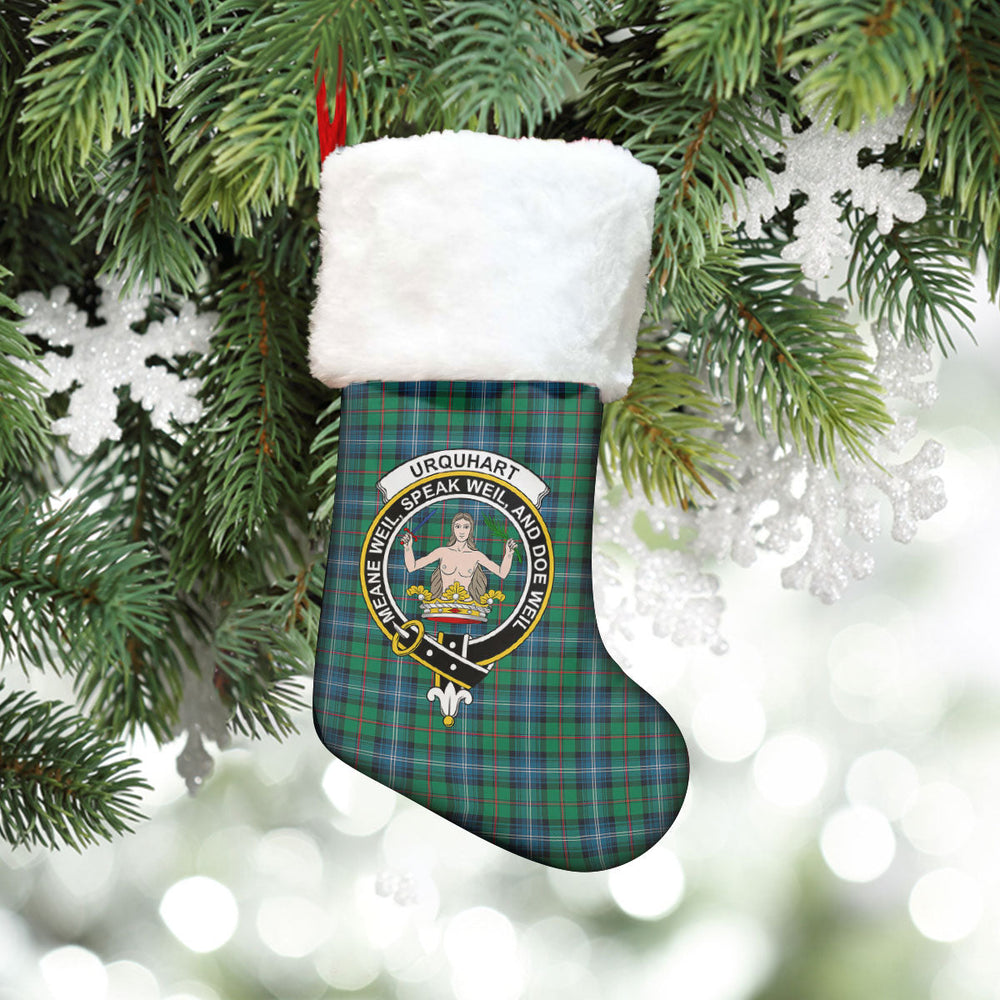 Clan Urquhart Ancient Tartan Crest Christmas Stocking MJ76 Urquhart Ancient Tartan Tartan Stocking   