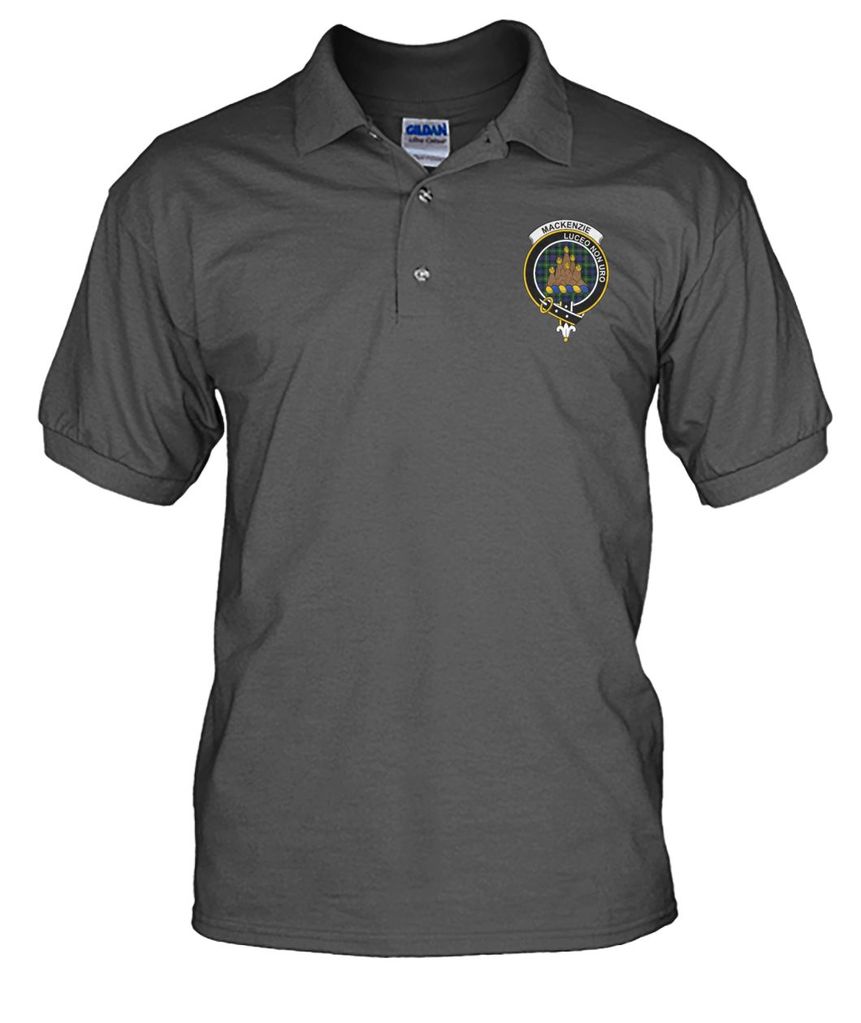 Clan Mackenzie Family Crest Polo T-Shirt IV30 Mackenzie Tartan Tartan Polo   