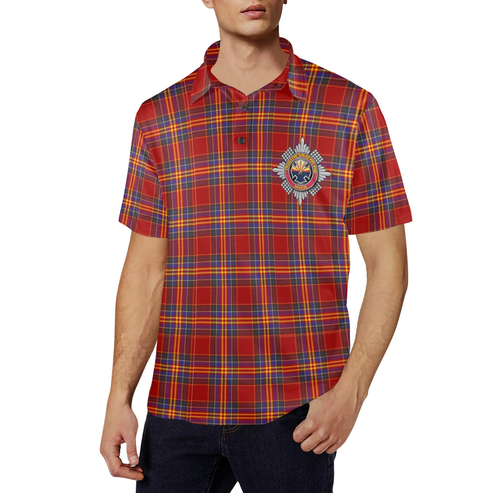 Clan Arizona Fire Service Pipe Band Tartan Polo Shirt Adair Tartan Tartan Polo   