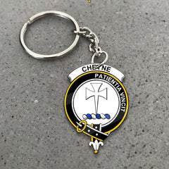 Clan Cheyne Tartan Crest Keychain GK54 Clan Cheyne Tartan Today   