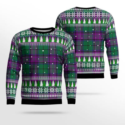 Clan Gary Modern Tartan Christmas Ugly Sweater OK92