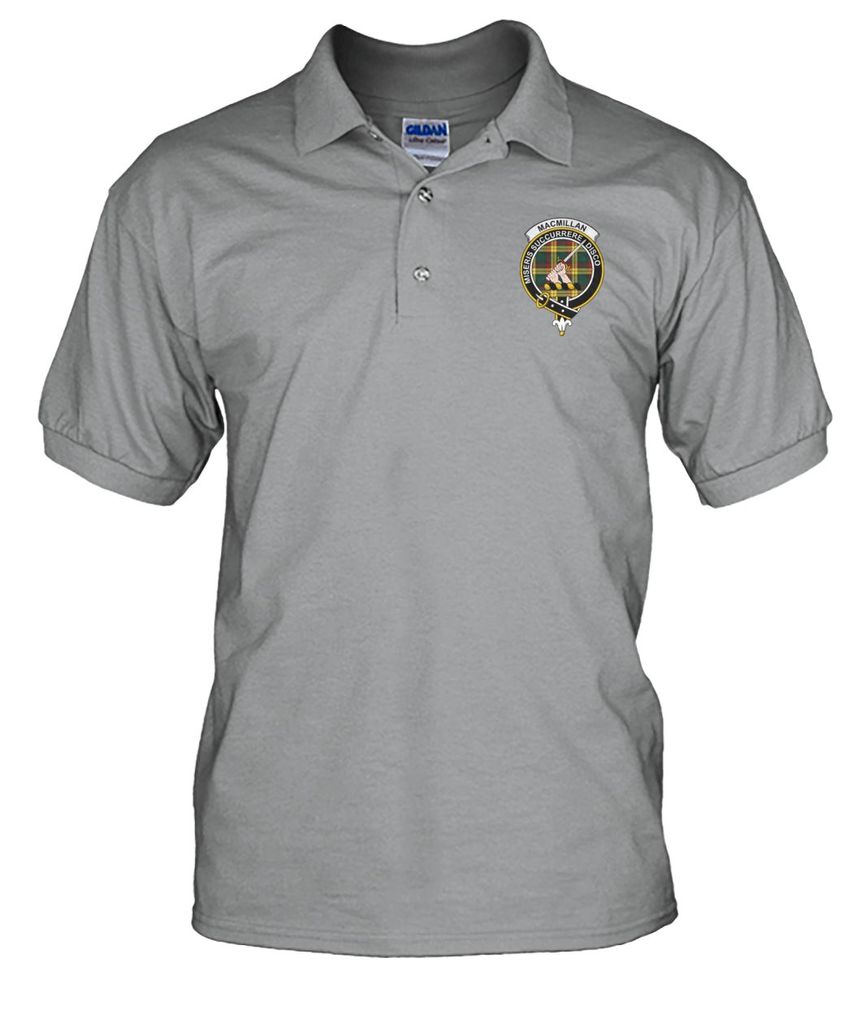 Clan MacMillan Family Crest Polo T-Shirt WH99 MacMillan Tartan Tartan Polo   