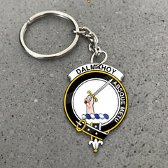 Clan Dalmahoy Tartan Crest Keychain RY97 Clan Dalmahoy Tartan Today   