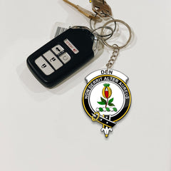 Clan Don Tartan Crest Keychain GD53 Clan Don Tartan Today   