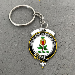 Clan Don Tartan Crest Keychain GD53 Clan Don Tartan Today   
