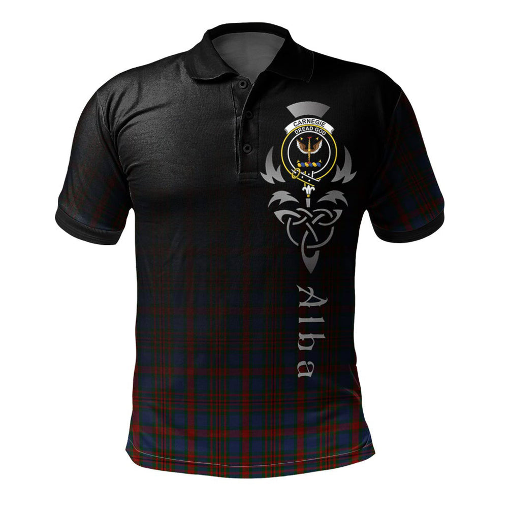 Clan Carnegie 02 Tartan Polo Shirt - Alba Celtic Style JO74 Carnegie 02 Tartan Tartan Polo   