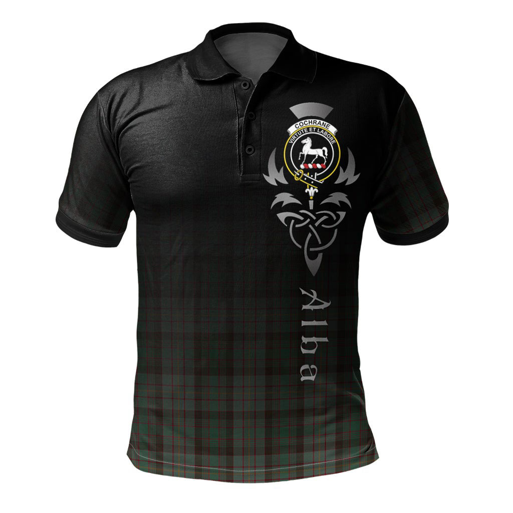 Clan Cochrane Hunting Tartan Polo Shirt - Alba Celtic Style HR37 Cochrane Hunting Tartan Tartan Polo   