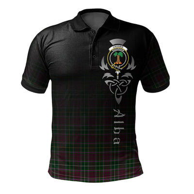 Clan Crosbie Tartan Polo Shirt - Alba Celtic Style KU30