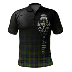 Clan Ferguson Modern Tartan Polo Shirt - Alba Celtic Style OQ73 Ferguson Modern Tartan Tartan Polo   