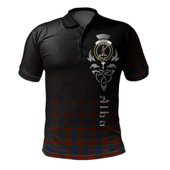 Clan Fraser of Stratherrick Tartan Polo Shirt - Alba Celtic Style DE32 Fraser of Stratherrick Tartan Tartan Polo   