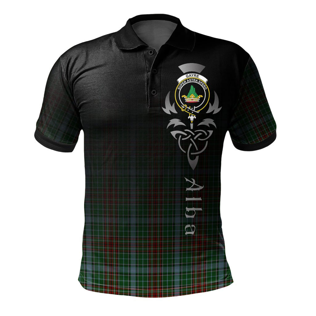 Clan Gayre Tartan Polo Shirt - Alba Celtic Style KI39 Gayre Tartan Tartan Polo   