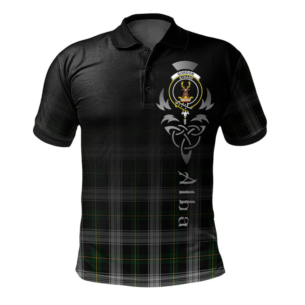 Clan Gordon Dress 07 Tartan Polo Shirt - Alba Celtic Style GT51 Gordon Dress 07 Tartan Tartan Polo   
