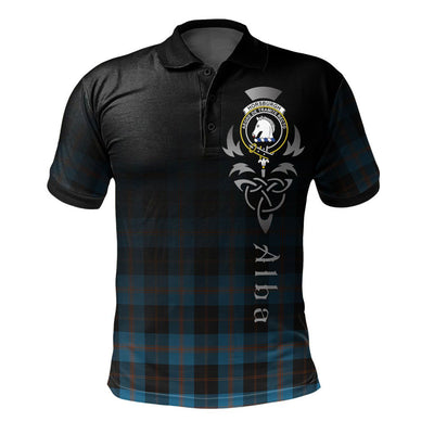 Clan Horsburgh Tartan Polo Shirt - Alba Celtic Style