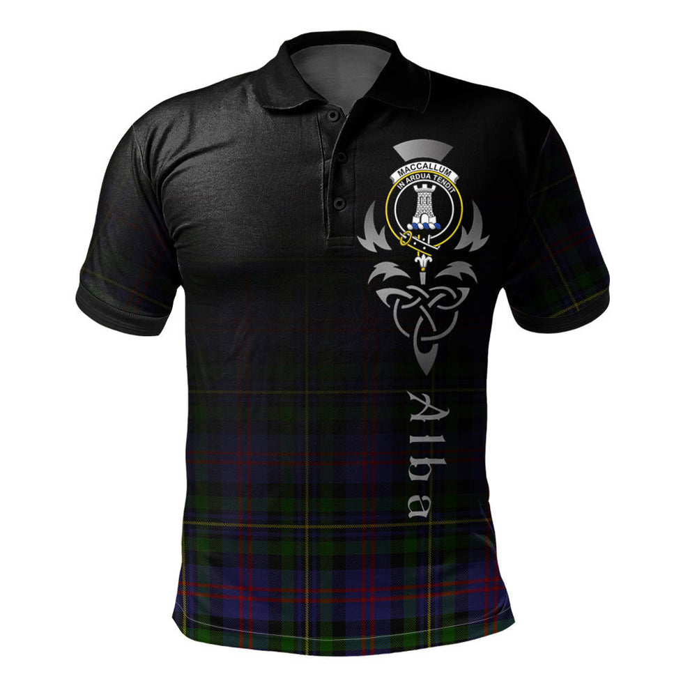 Clan MacCallum of Berwick Tartan Polo Shirt - Alba Celtic Style XB63 MacCallum of Berwick Tartan Tartan Polo   