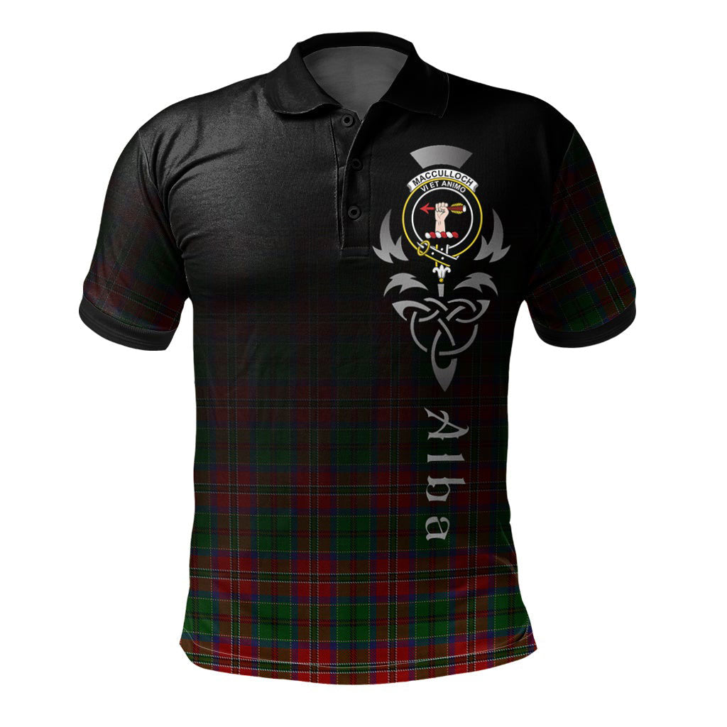 Clan MacCulloch Tartan Polo Shirt - Alba Celtic Style LM58 MacCulloch Tartan Tartan Polo   
