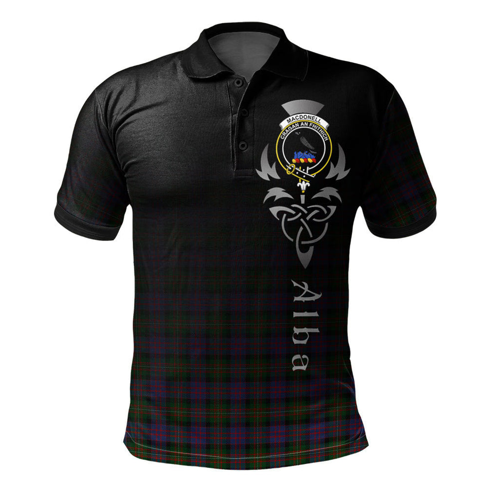 Clan MacDonell of Glengarry 03 Tartan Polo Shirt - Alba Celtic Style JO55 MacDonell of Glengarry 03 Tartan Tartan Polo   