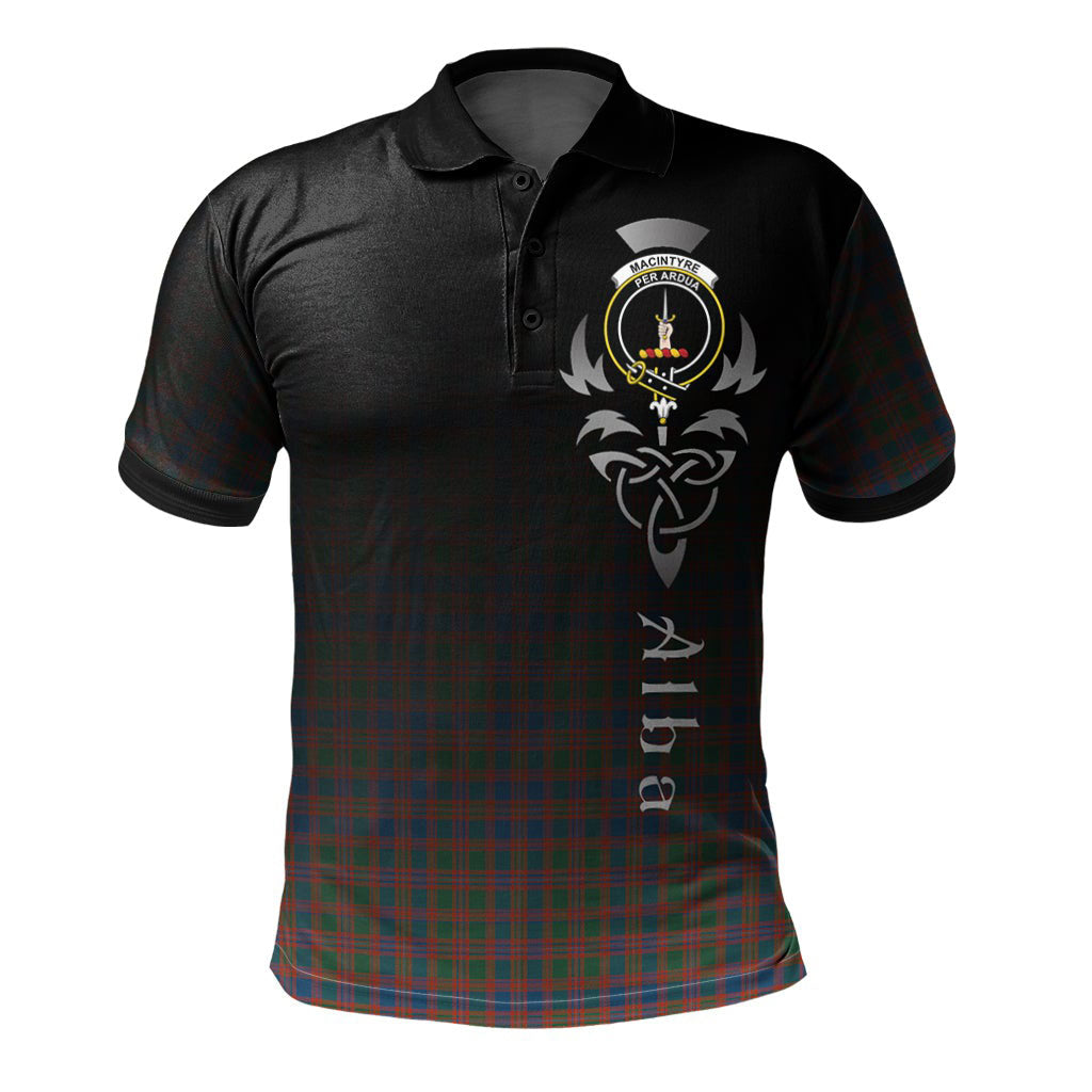 Clan MacIntyre Ancient Tartan Polo Shirt - Alba Celtic Style QT30 MacIntyre Ancient Tartan Tartan Polo   
