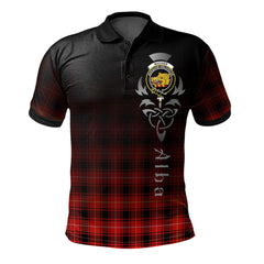 Clan MacIver Modern Tartan Polo Shirt - Alba Celtic Style HG21 MacIver Modern Tartan Tartan Polo   