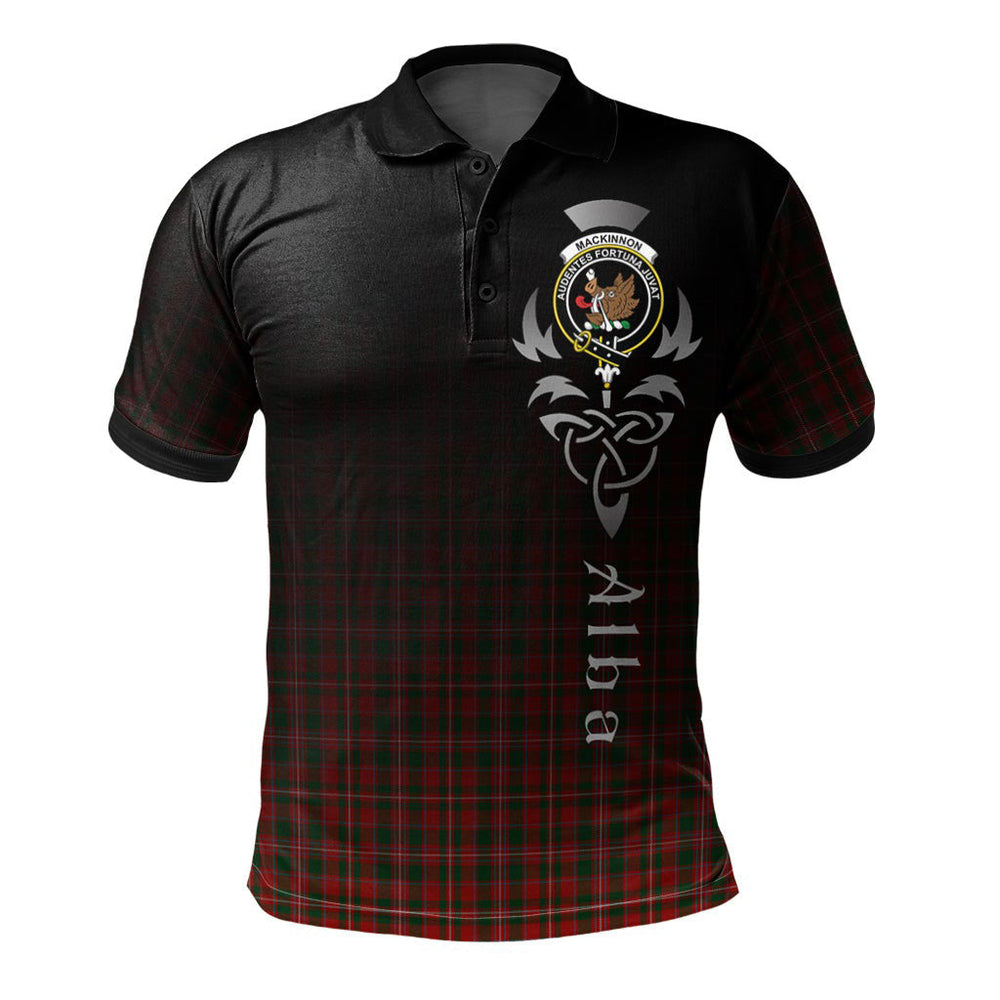 Clan MacKinnon 05 Tartan Polo Shirt - Alba Celtic Style HS52 MacKinnon 05 Tartan Tartan Polo   