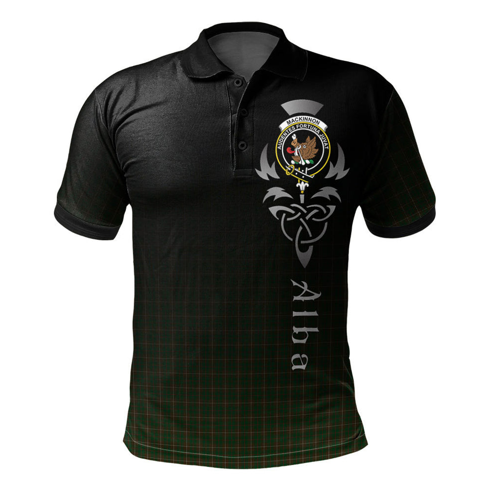 Clan MacKinnon Hunting 02 Tartan Polo Shirt - Alba Celtic Style AN21 MacKinnon Hunting 02 Tartan Tartan Polo   