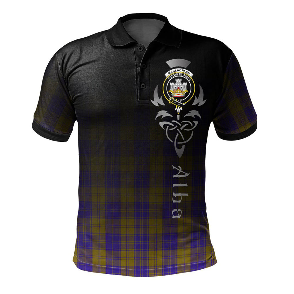 Clan MacLachlan 05 Tartan Polo Shirt - Alba Celtic Style AE36 MacLachlan 05 Tartan Tartan Polo   
