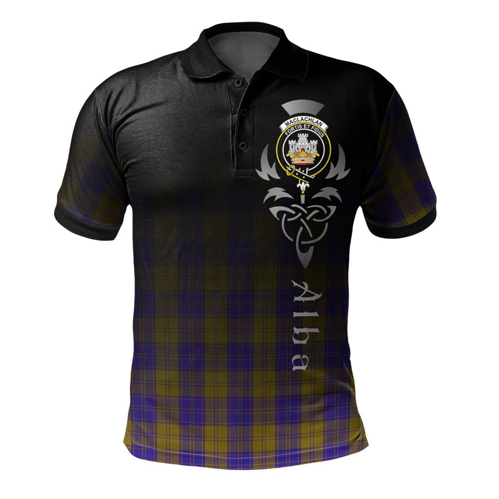 Clan MacLachlan 05 Tartan Polo Shirt - Alba Celtic Style AE36 MacLachlan 05 Tartan Tartan Polo   