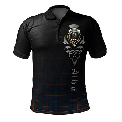 Clan MacLaine of Lochbuie Hunting Tartan Polo Shirt - Alba Celtic Style YX90