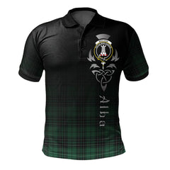Clan MacLean Hunting Ancient Tartan Polo Shirt - Alba Celtic Style WC43 MacLean Hunting Ancient Tartan Tartan Polo   