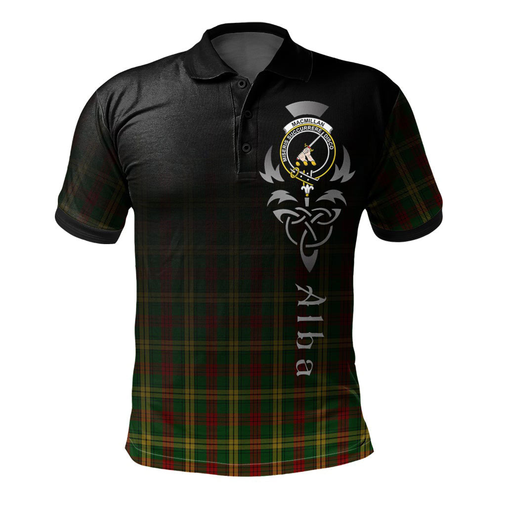 Clan MacMillan 02 Tartan Polo Shirt - Alba Celtic Style IO48 MacMillan 02 Tartan Tartan Polo   