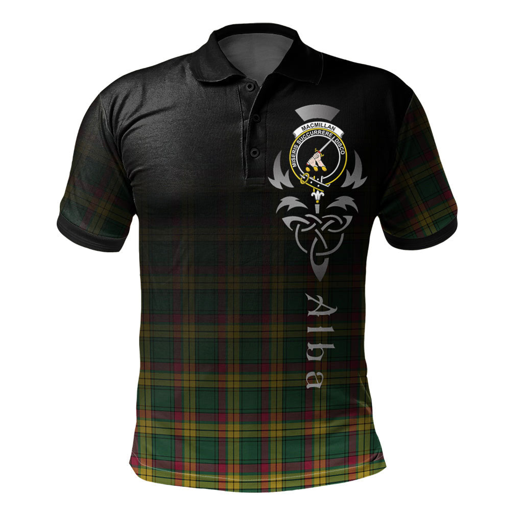 Clan MacMillan Old Ancient Tartan Polo Shirt - Alba Celtic Style YI13 MacMillan Old Ancient Tartan Tartan Polo   