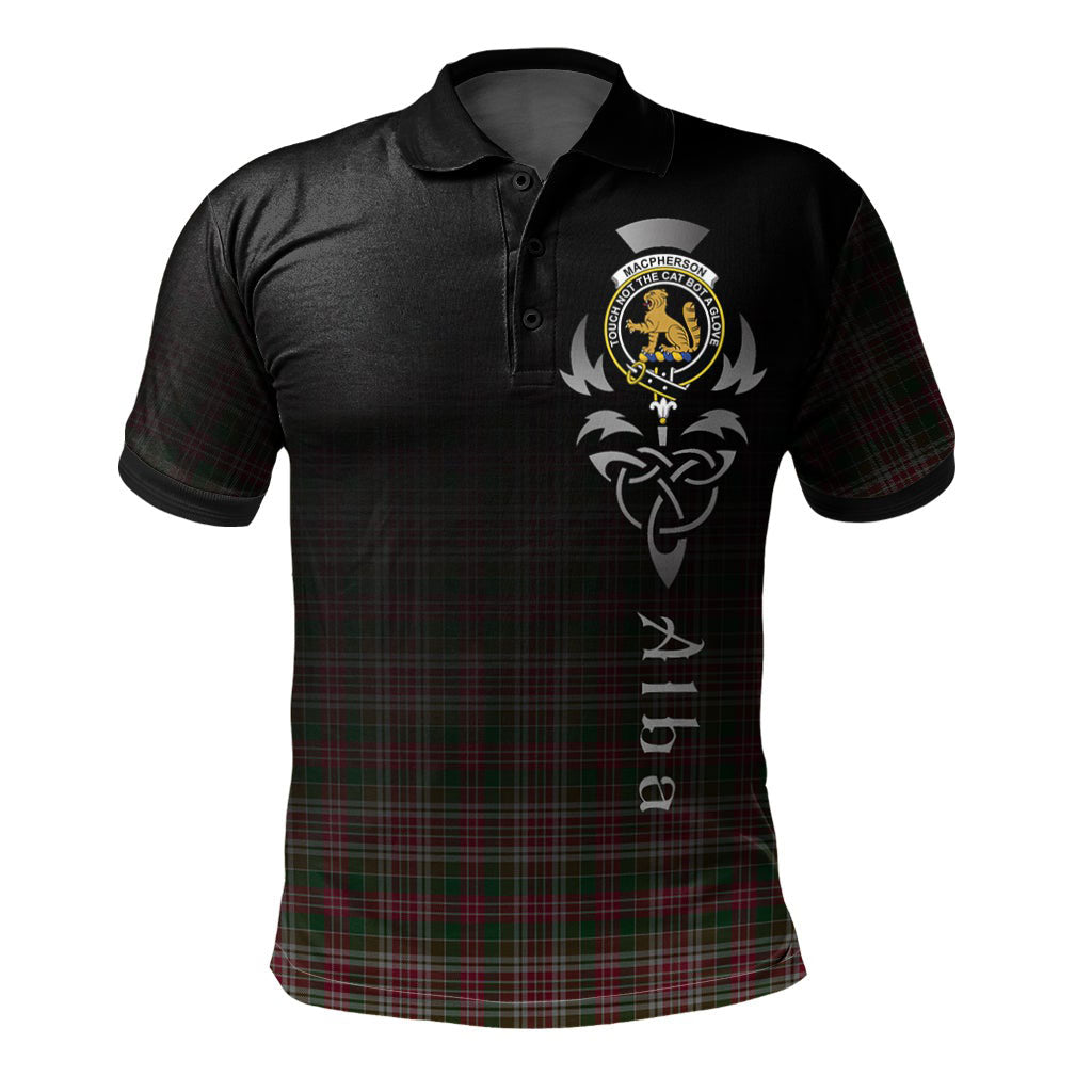 Clan MacPherson 09 Tartan Polo Shirt - Alba Celtic Style FP50 MacPherson 09 Tartan Tartan Polo   