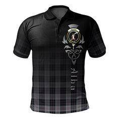 Clan MacRae Dress 02 Tartan Polo Shirt - Alba Celtic Style BH25 MacRae Dress 02 Tartan Tartan Polo   