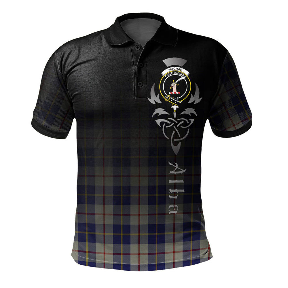 Clan MacRae of Conchra 03 Tartan Polo Shirt - Alba Celtic Style KY48 MacRae of Conchra 03 Tartan Tartan Polo   