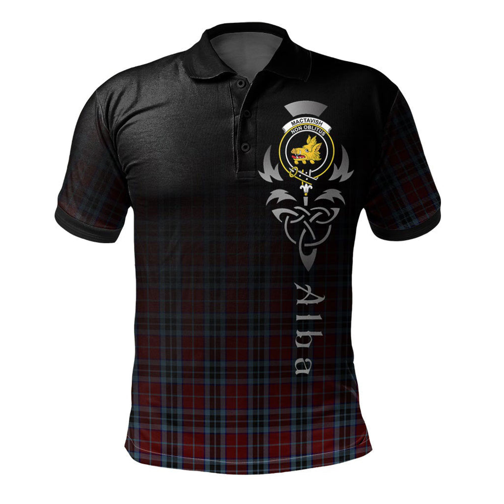Clan MacTavish 02 Tartan Polo Shirt - Alba Celtic Style OQ42 MacTavish 02 Tartan Tartan Polo   