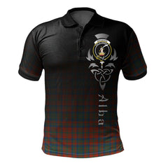 Clan Matheson Ancient Tartan Polo Shirt - Alba Celtic Style YD31 Matheson Ancient Tartan Tartan Polo   