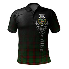 Clan Maxwell Hunting Tartan Polo Shirt - Alba Celtic Style LK36 Maxwell Hunting Tartan Tartan Polo   