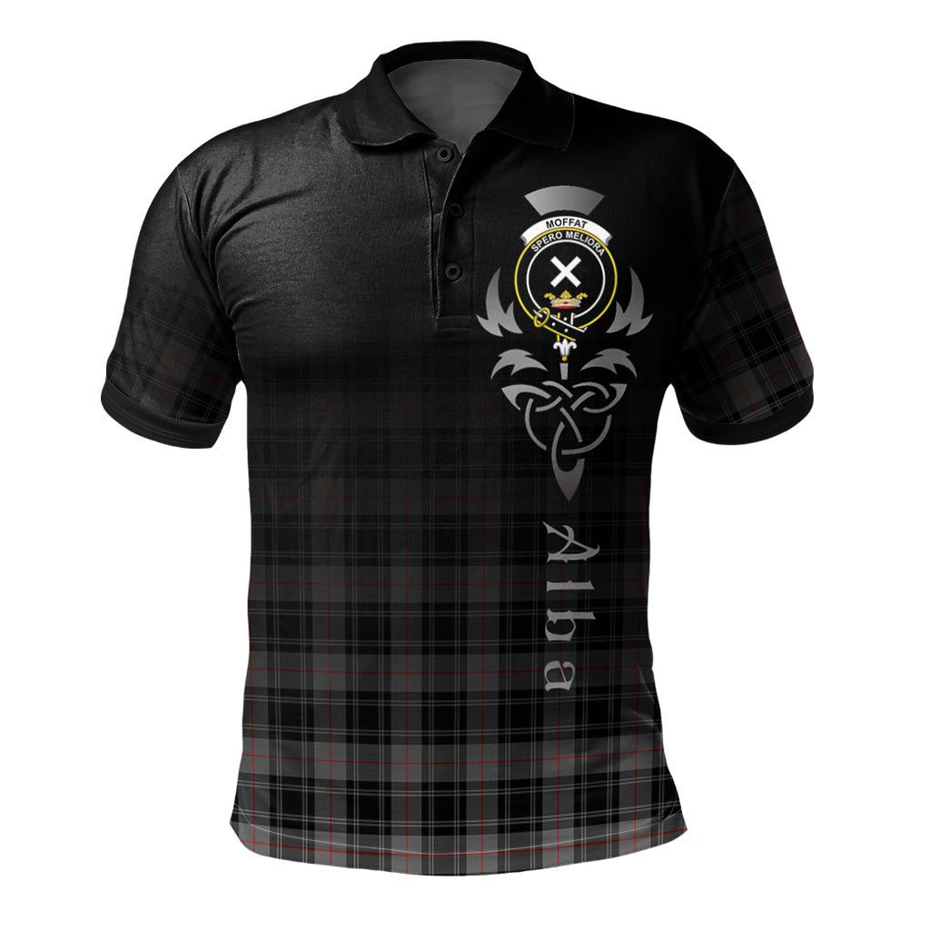 Clan Moffat Modern Tartan Polo Shirt - Alba Celtic Style AV72 Moffat Modern Tartan Tartan Polo   