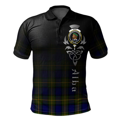 Clan Muir Tartan Polo Shirt - Alba Celtic Style