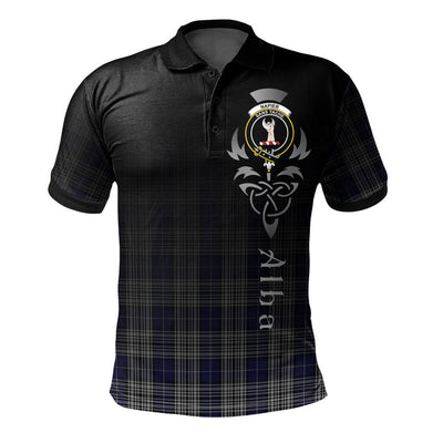 Clan Napier Tartan Polo Shirt - Alba Celtic Style