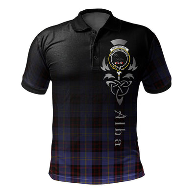 Clan Rutherford Tartan Polo Shirt - Alba Celtic Style
