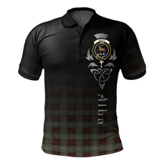 Clan Scott Brown Ancient Tartan Polo Shirt - Alba Celtic Style OQ11 Scott Brown Ancient Tartan Tartan Polo   