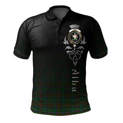 Clan Shaw of Tordarroch Green Hunting Tartan Polo Shirt - Alba Celtic Style YB79