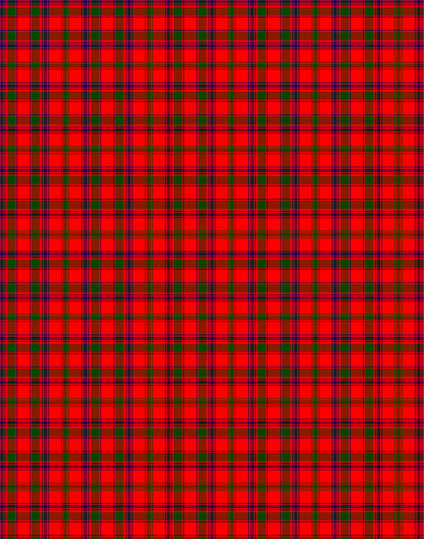 Bain tartan swatch