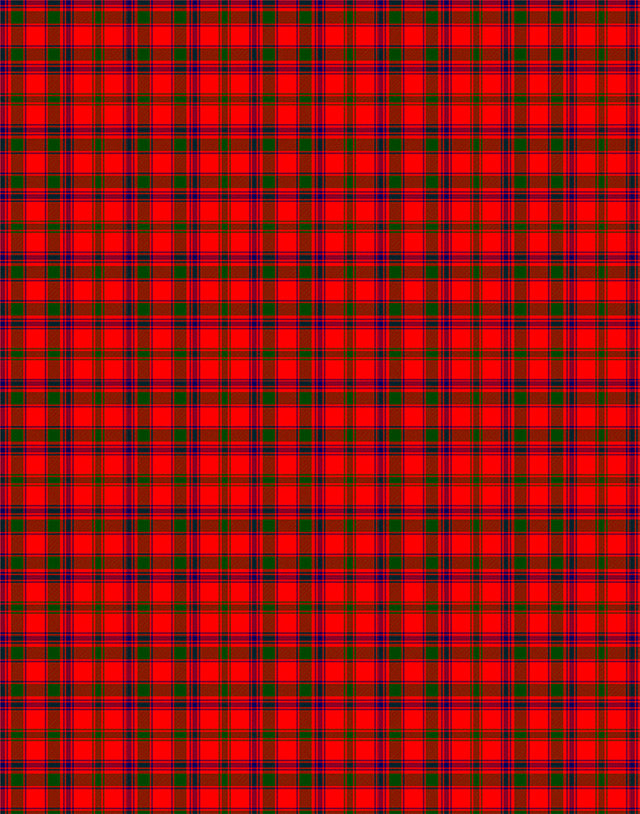 Bain tartan swatch